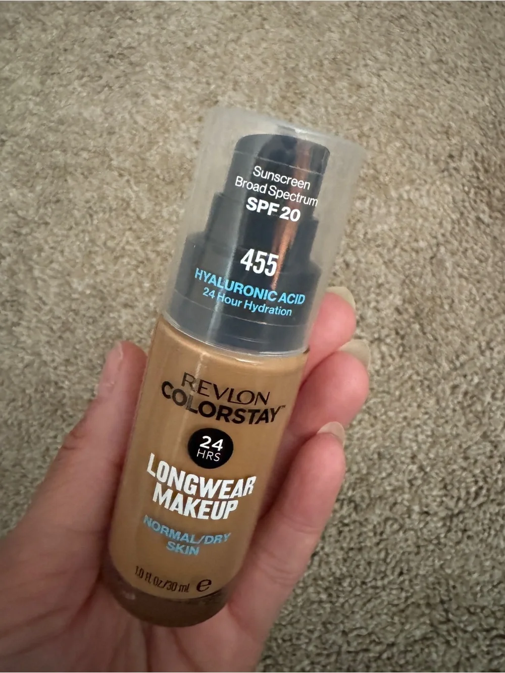 Revlon ColorStay Longwear Makeup for Normal/Dry Skin in shade 455 Honey Beige